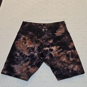 lululemon athletica Black and Brown Athletic Shorts